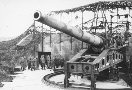 dzia�o 340 mm Plouharnel